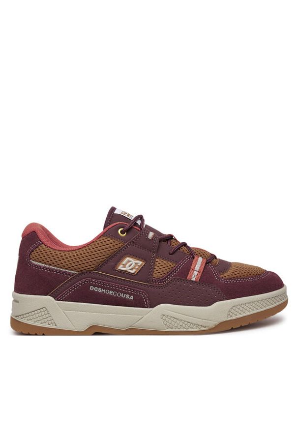 DC Shoes Sneakersy Construct ADYS100822-XCCC Brązowy. Kolor: brązowy. Materiał: skóra
