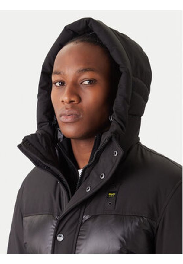 Blauer Kurtka puchowa Giubbini 25WBLUC03143 Czarny Regular Fit. Kolor: czarny. Materiał: syntetyk