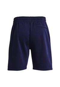 Under Armour - Shorty Męskie Polar Rival. Kolor: niebieski. Materiał: polar. Sport: turystyka piesza