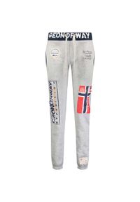 Geographical Norway - Spodnie sportowe męskie Geonorway Expedition Moliere. Kolor: szary. Materiał: bawełna, poliester