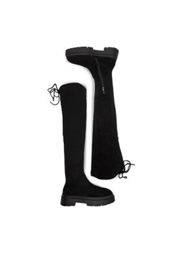 DeeZee Kozaki 8761-2 Czarny. Kolor: czarny. Materiał: materiał