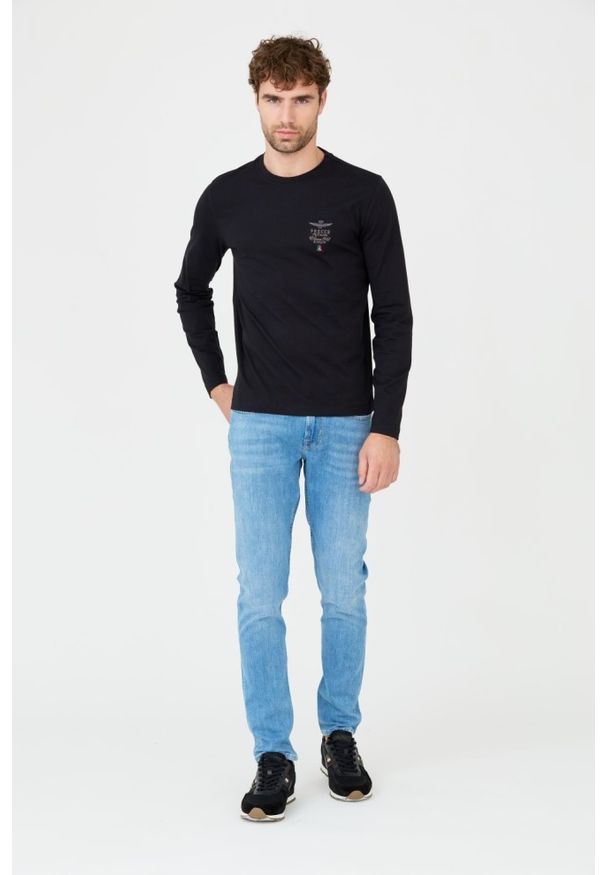 7 FOR ALL MANKIND Niebieskie męskie jeansy Slimmy Tapered, Rozmiar 34. Kolor: niebieski