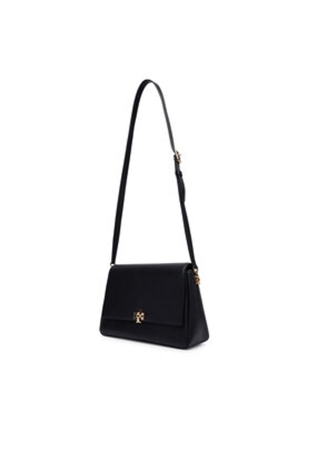 Tory Burch Torebka Charlie 180726 Czarny. Kolor: czarny. Materiał: skórzane