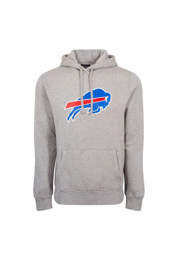 New Era - Bluza z kapturem Buffalo Bills NFL. Typ kołnierza: kaptur. Kolor: wielokolorowy, szary, biały. Sport: piłka nożna