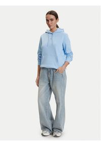 Tommy Jeans Bluza DW0DW17324 Niebieski Regular Fit. Kolor: niebieski. Materiał: bawełna #5