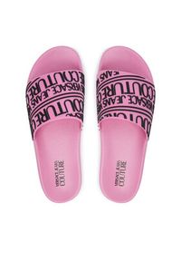 Versace Jeans Couture Klapki 80YA3SQ1 Różowy. Kolor: różowy. Materiał: syntetyk #4