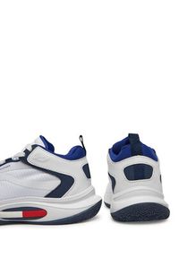 TOMMY HILFIGER - Tommy Hilfiger Sneakersy Low Cut Lace-Up T3B9-33884-1695 Biały. Kolor: biały. Materiał: materiał #4