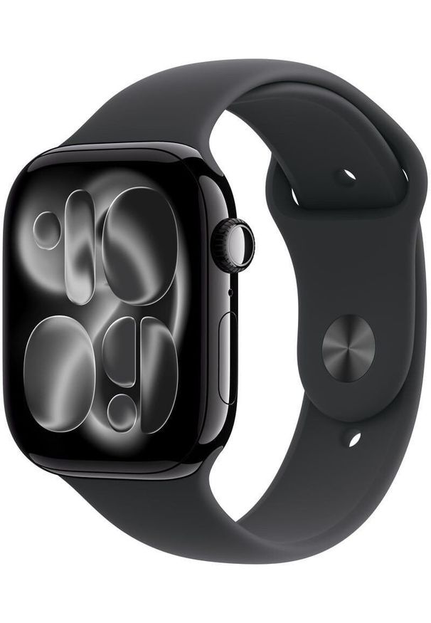 APPLE - Smartwatch Apple Watch 11 GPS + Cellular 46mm Jet Black Alu Sport Band M/L Czarny (MFC44QN/A). Rodzaj zegarka: smartwatch. Kolor: czarny. Styl: sportowy