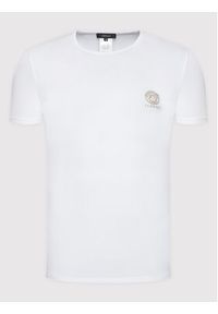 VERSACE - Versace T-Shirt Mc Girocollo Intimo Uomo AUU01005 Biały Slim Fit. Kolor: biały. Materiał: bawełna #5
