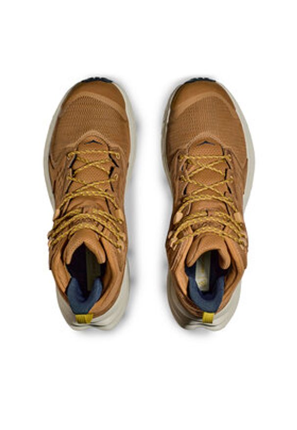 HOKA - Hoka Trekkingi Anacapa 2 Mid Gtx GORE-TEX 1141633 Brązowy. Kolor: brązowy. Materiał: skóra. Technologia: Gore-Tex. Sport: turystyka piesza