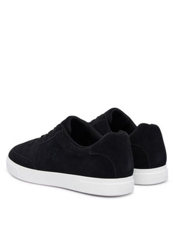 Calvin Klein Sneakersy Low Prof Cupsole Wt Su HM0HM02201 Brązowy. Kolor: brązowy. Materiał: zamsz, skóra