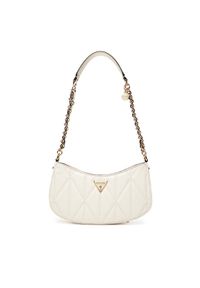 Guess Torebka Aldina HWGG96 63170 Biały. Kolor: biały. Materiał: skórzane