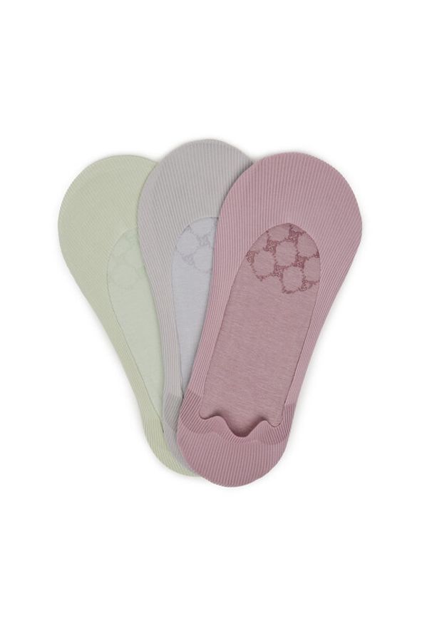 Nine West Stopki LA_NW_4WB_007_SS25 (3-PACK) MIX Kolorowy. Materiał: bawełna. Wzór: kolorowy