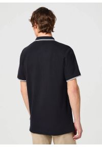 Wrangler - MESKA KOSZULKA POLO WRANGLER POLO SHIRT BLACK 112350404. Typ kołnierza: polo #3