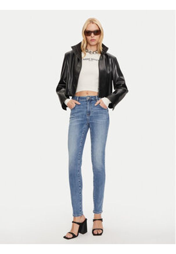 Miss Sixty Jeansy 6L3JJ3180000 Niebieski Skinny Fit. Kolor: niebieski
