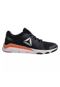 Buty treningowe damskie Reebok Trainflex Trening. Zapięcie: sznurówki. Kolor: czarny. Materiał: materiał, syntetyk, tkanina, guma. Szerokość cholewki: normalna. Sport: fitness