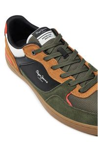 Pepe Jeans Sneakersy Kore Skate M PMS00027 Khaki. Kolor: brązowy. Materiał: zamsz, skóra. Sport: skateboard #6