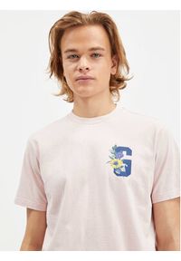 GAP - Gap T-Shirt 586480-03 Różowy Regular Fit. Kolor: różowy. Materiał: bawełna #6