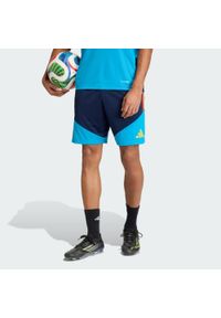 Adidas - Szorty treningowe Spain 26 Tiro. Kolor: niebieski. Technologia: ClimaCool (Adidas). Sport: piłka nożna #1