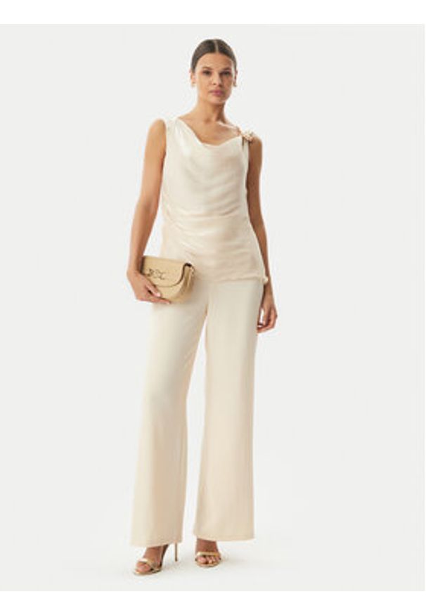 Rinascimento Kombinezon CFC0020280002 Beżowy jasny Regular Fit. Kolor: beżowy. Materiał: syntetyk