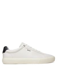 BOSS Sneakersy 50542114 Biały. Kolor: biały. Materiał: skóra