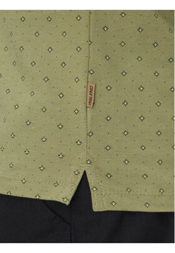 Blend Polo 20718261 Zielony Regular Fit. Typ kołnierza: polo. Kolor: zielony. Materiał: bawełna