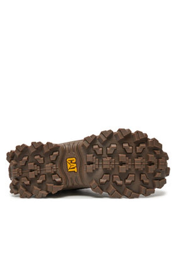 CATerpillar Sneakersy Intruder P111566 Brązowy. Kolor: brązowy. Materiał: skóra
