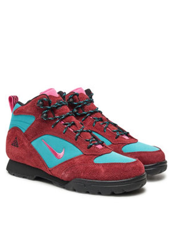 Nike Trekkingi Acg Torre Mid Wp FD0212 600 Bordowy. Kolor: czerwony. Materiał: skóra, zamsz. Sport: turystyka piesza