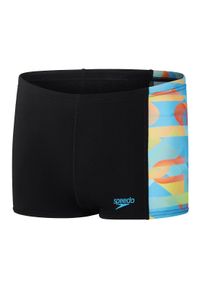Kąpielówki chłopięce spodenki kąpielowe Speedo Digital Panel. Kolor: niebieski, wielokolorowy, czarny #1