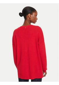 LOLA CASADEMUNT Sweter LF2511004 Czerwony Loose Fit. Kolor: czerwony. Materiał: syntetyk #5