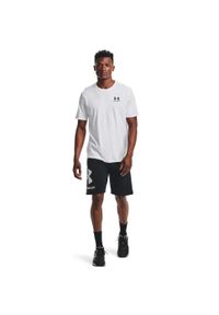Koszulka Under Armour Sportstyle Left Chest Logo. Kolor: biały, wielokolorowy, czarny #2