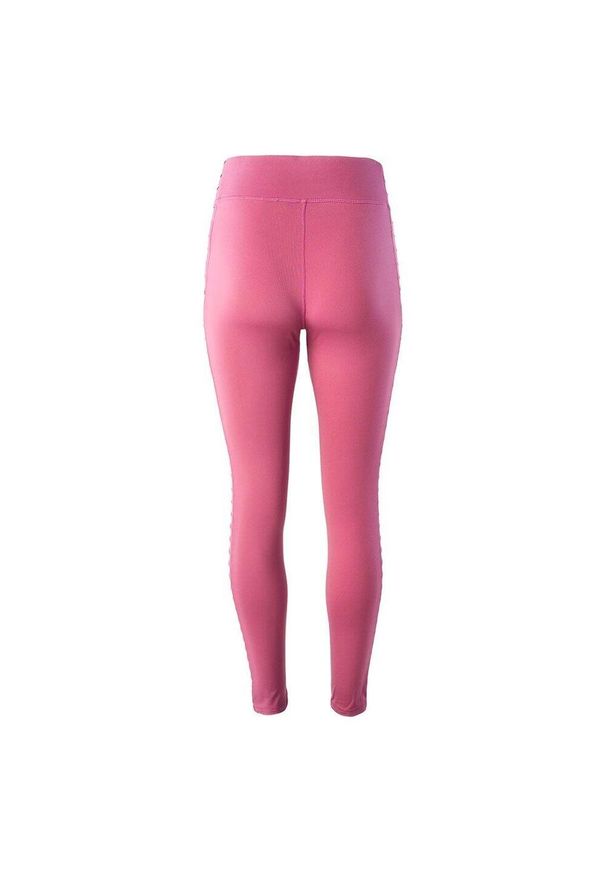 IQ - Damskie Legginsy Shoa. Kolor: fioletowy, pomarańczowy, różowy, wielokolorowy. Sport: bieganie