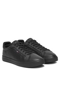 TOMMY HILFIGER - Tommy Hilfiger Sneakersy Icon Court Light Ess FM0FM05678 Czarny. Kolor: czarny. Materiał: skóra #6