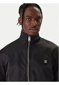 Hugo - HUGO Kurtka przejściowa Bapono 50552664 Czarny Regular Fit. Kolor: czarny. Materiał: syntetyk #6