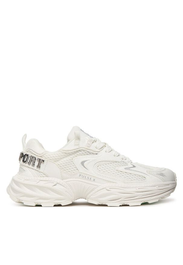 Plein Sport Sneakersy SAFS USC0931 STE003N Biały. Kolor: biały. Materiał: materiał