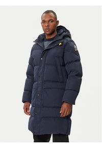 Parajumpers Płaszcz zimowy Long Bear 25WMPMPUHF04 Granatowy Regular Fit. Kolor: niebieski. Materiał: syntetyk. Sezon: zima