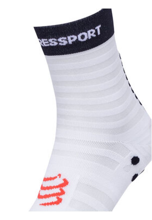 Compressport Skarpety Niskie Unisex Pro Racing Socks v4.0 Ultralight Run Low XU00051B Biały. Kolor: biały. Materiał: materiał, poliamid. Sport: bieganie