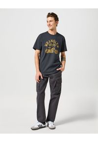 Wrangler - MESKIE SPODNIE WRANGLER MATERIAŁOWE CASEY JONES CARGO REGULAR FADED BLACK 112356845 W175008628