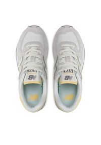 New Balance Sneakersy WL574QD Szary. Kolor: szary. Materiał: zamsz, skóra. Model: New Balance 574