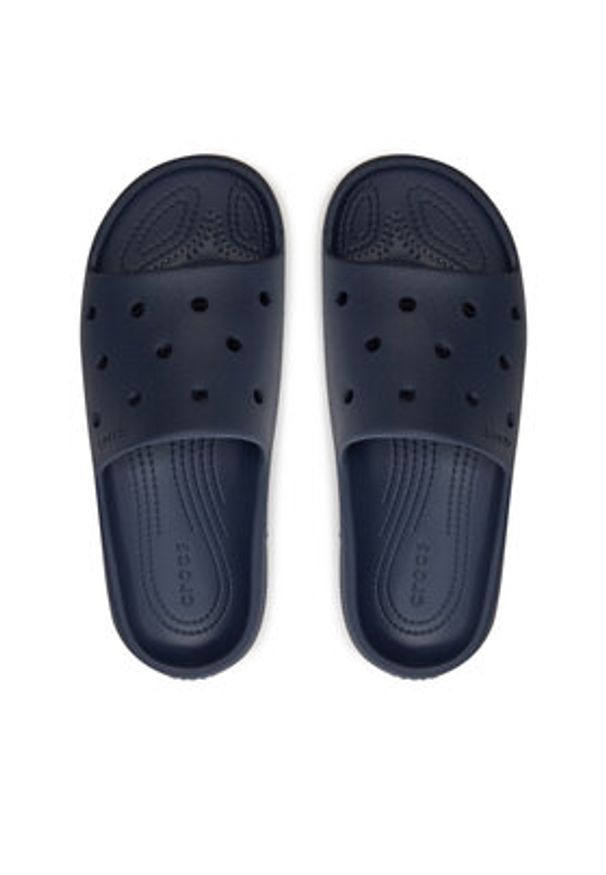 Crocs Klapki Classic Slide V 209401 Granatowy. Kolor: niebieski