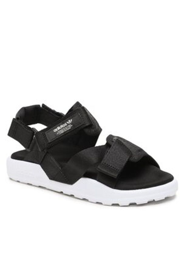 Adidas - adidas Sandały Adilette Adventure Sandals HP2184 Czarny. Kolor: czarny. Materiał: materiał
