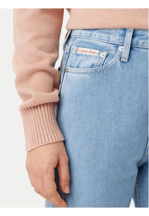 Calvin Klein Jeans Jeansy J20J224997 Niebieski Straight Fit. Kolor: niebieski