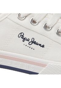 Pepe Jeans Tenisówki Brady Girl Basic PGS30543 Biały. Kolor: biały. Materiał: materiał #5