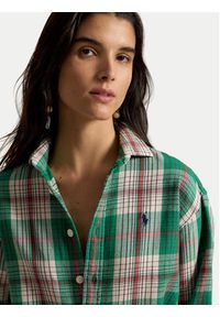 Polo Ralph Lauren Koszula 211971515503 Zielony Relaxed Fit. Typ kołnierza: polo. Kolor: zielony. Materiał: bawełna #2