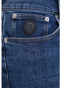 Trussardi Jeans - Trussardi jeansy męskie. Kolor: niebieski #3