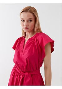 Lauren Ralph Lauren Sukienka letnia 250903330001 Różowy Regular Fit. Kolor: różowy. Sezon: lato