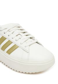 Adidas - adidas Sneakersy Grand Court Platform JR0699 Biały. Kolor: biały. Materiał: skóra. Obcas: na platformie