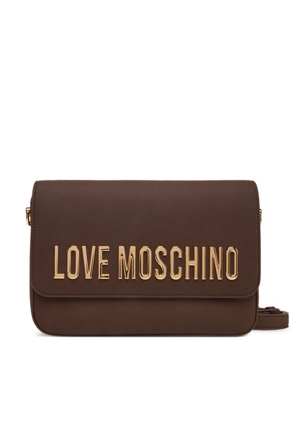 Love Moschino - LOVE MOSCHINO Torebka JC4023PP1NKD0301 Brązowy. Kolor: brązowy. Materiał: skórzane