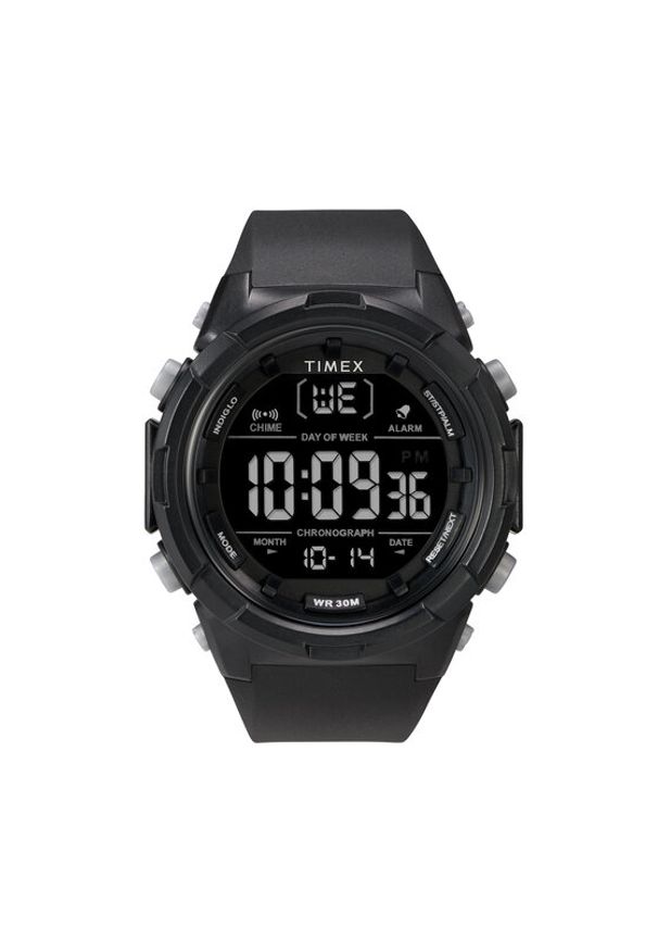 Timex Zegarek Sport Digital TW5M62000 Czarny. Kolor: czarny. Styl: sportowy