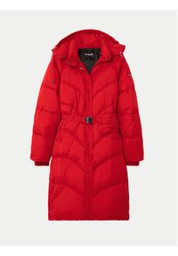 Desigual Kurtka zimowa Copenhague 24WWEWA9 Czerwony Relaxed Fit. Kolor: czerwony. Materiał: syntetyk. Sezon: zima #5